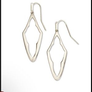 Nwt Kendra Scott Elongated Abbie Open Frame Earrings